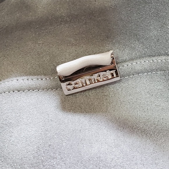 Calvin Klein Pants Leggings Faux Suede M Soft Whimsigoth Going Out Office Cas - Picture 3 of 6